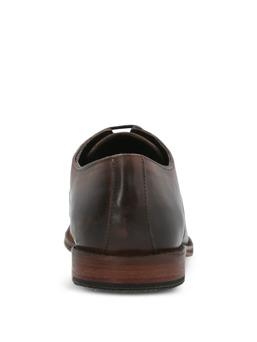 Zapato Vestir Cuero Hombre Warren Café Claro - Imagen 7