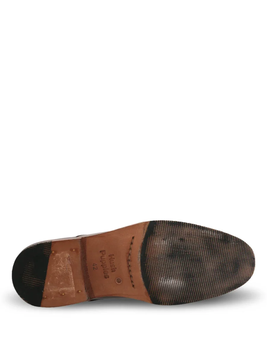 Zapato Vestir Cuero Hombre Warren Café Claro - Imagen 8