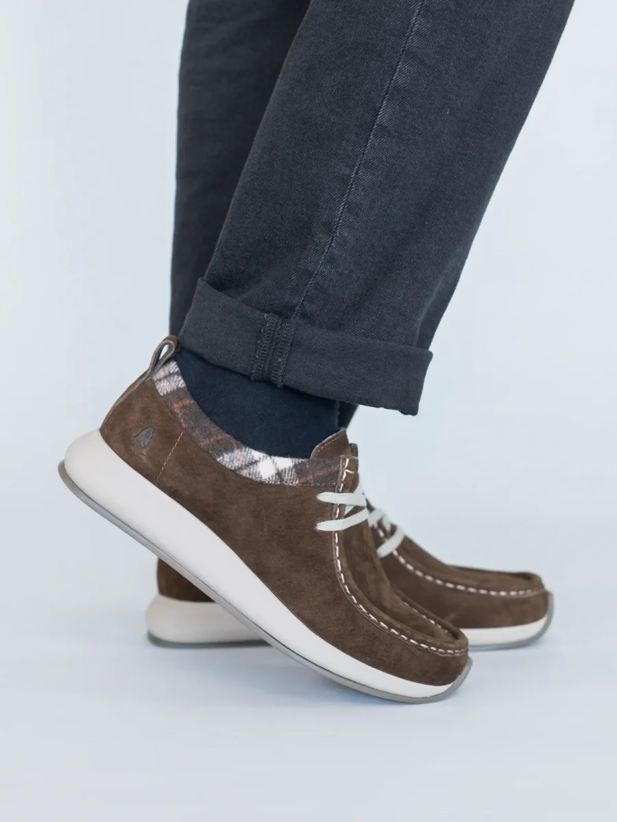 Zapato Cuero Hombre Icon Café - Imagen 4