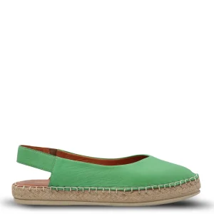 Alpargata Cuero Mujer Teglio Verde Hush Puppies