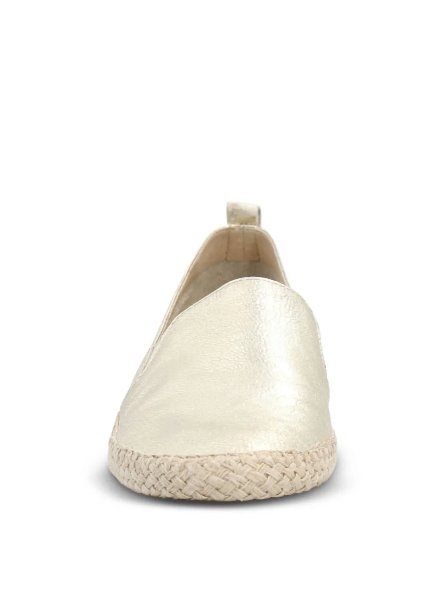 Alpargata Cuero Mujer Rope Metalizada Hush Puppies - Imagen 4