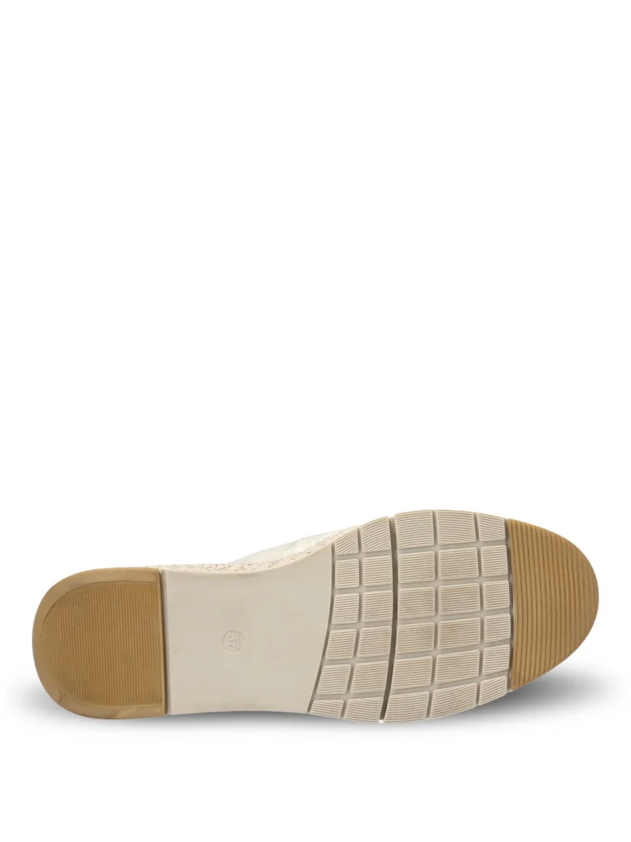 Alpargata Cuero Mujer Rope Metalizada Hush Puppies - Imagen 8