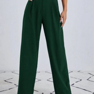 PANTALONES RECTOS CON CREMALLERA