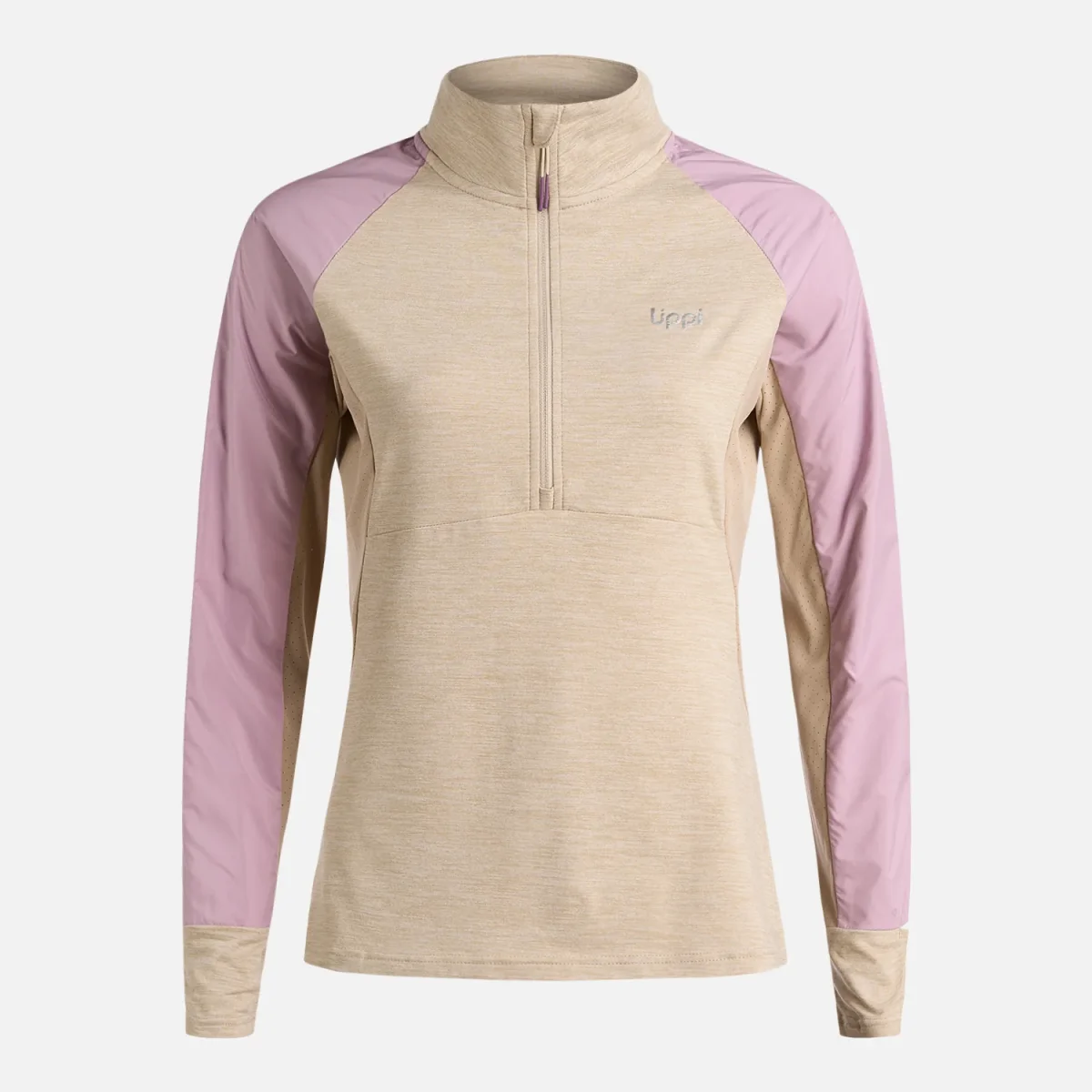 Polerón Mujer Egger 1/4 Zip Marfil Lippi - Imagen 7