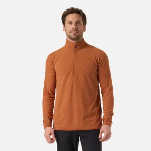 Polerón Hombre Jacaranda Nano-F 1/4 Zip Terracota Lippi