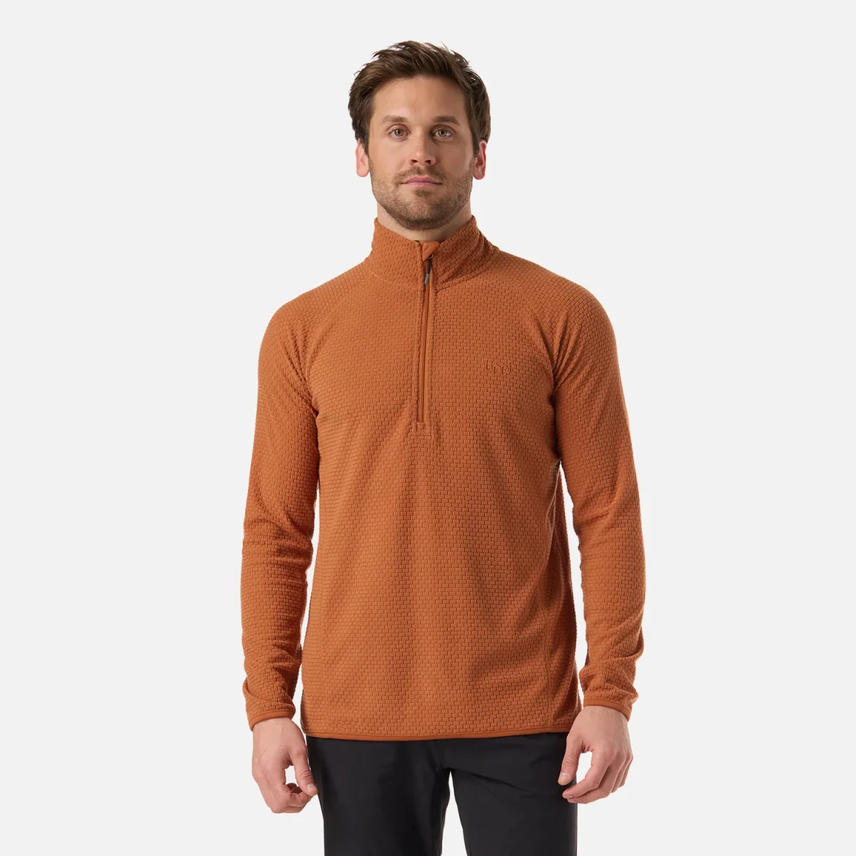 Polerón Hombre Jacaranda Nano-F 1/4 Zip Terracota Lippi - Imagen 2