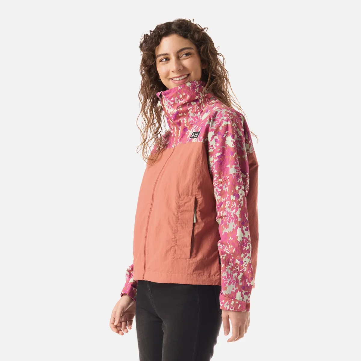 Chaqueta Mujer Hija Del Viento Terracota Claro Haka Honu - Imagen 3