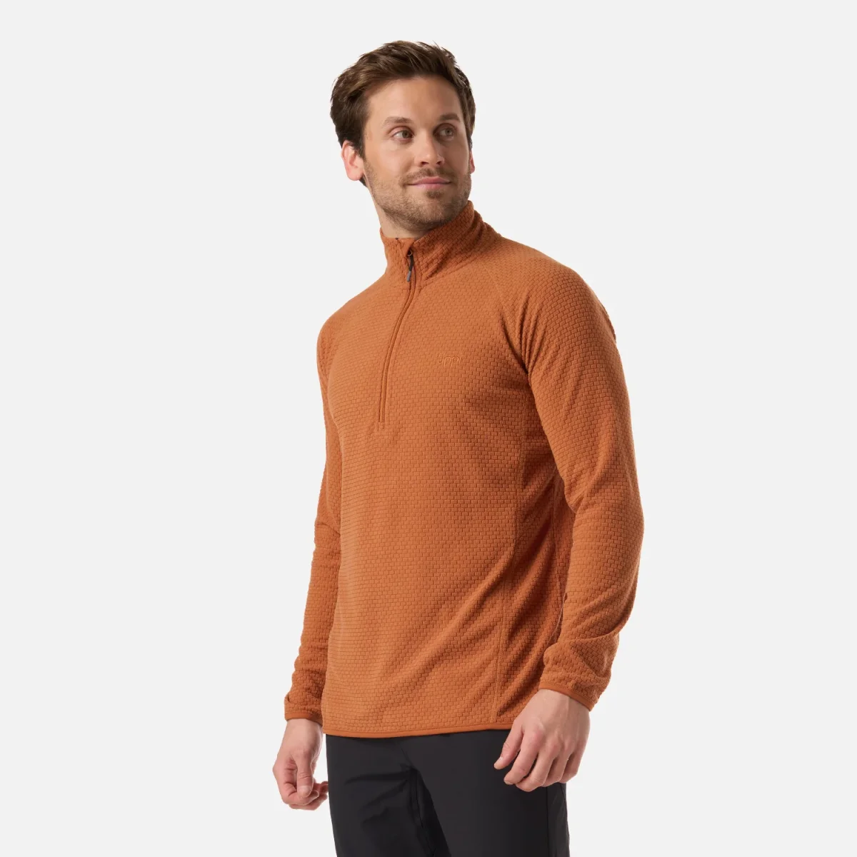 Polerón Hombre Jacaranda Nano-F 1/4 Zip Terracota Lippi - Imagen 3