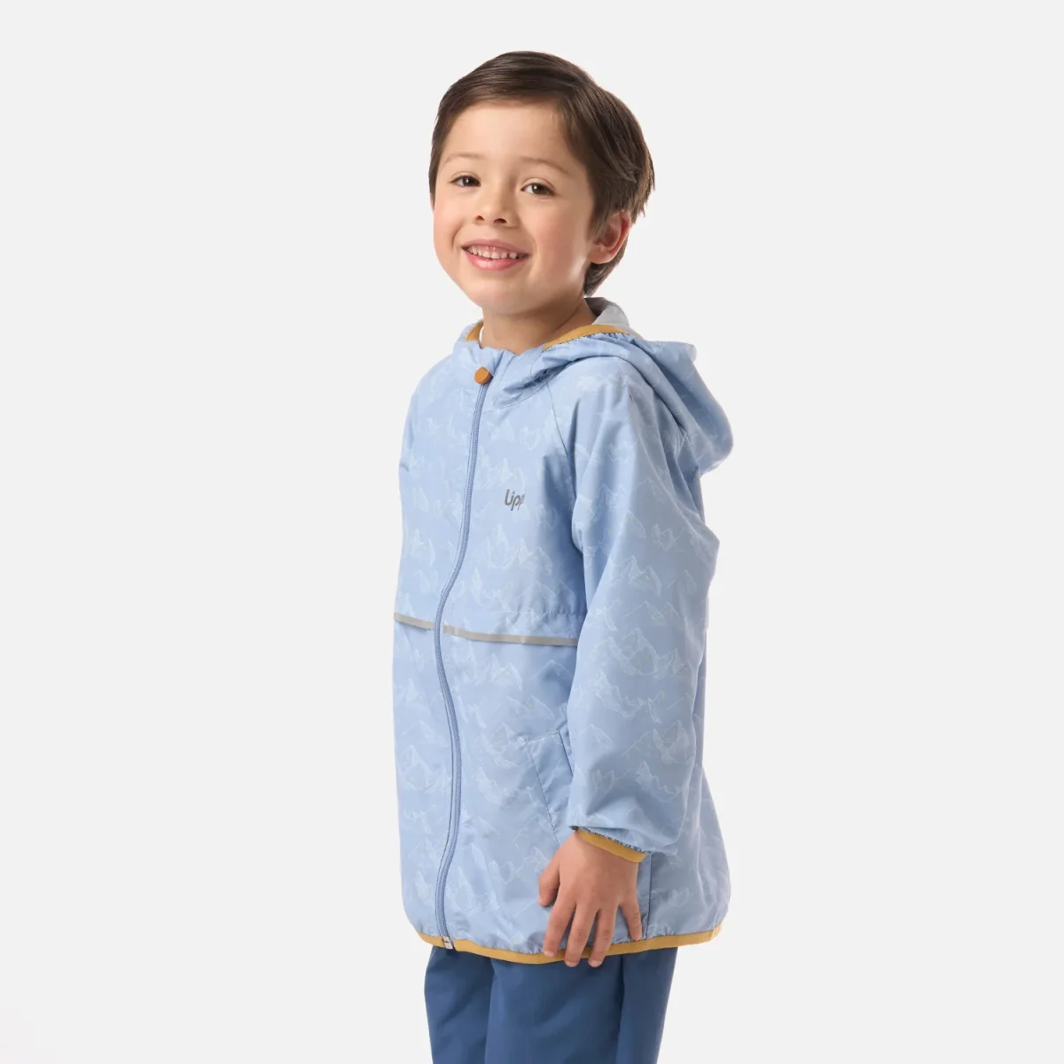 Chaqueta Niño Nightfall Windbreaker Hoody Jacket Print Celeste Lippi - Imagen 3