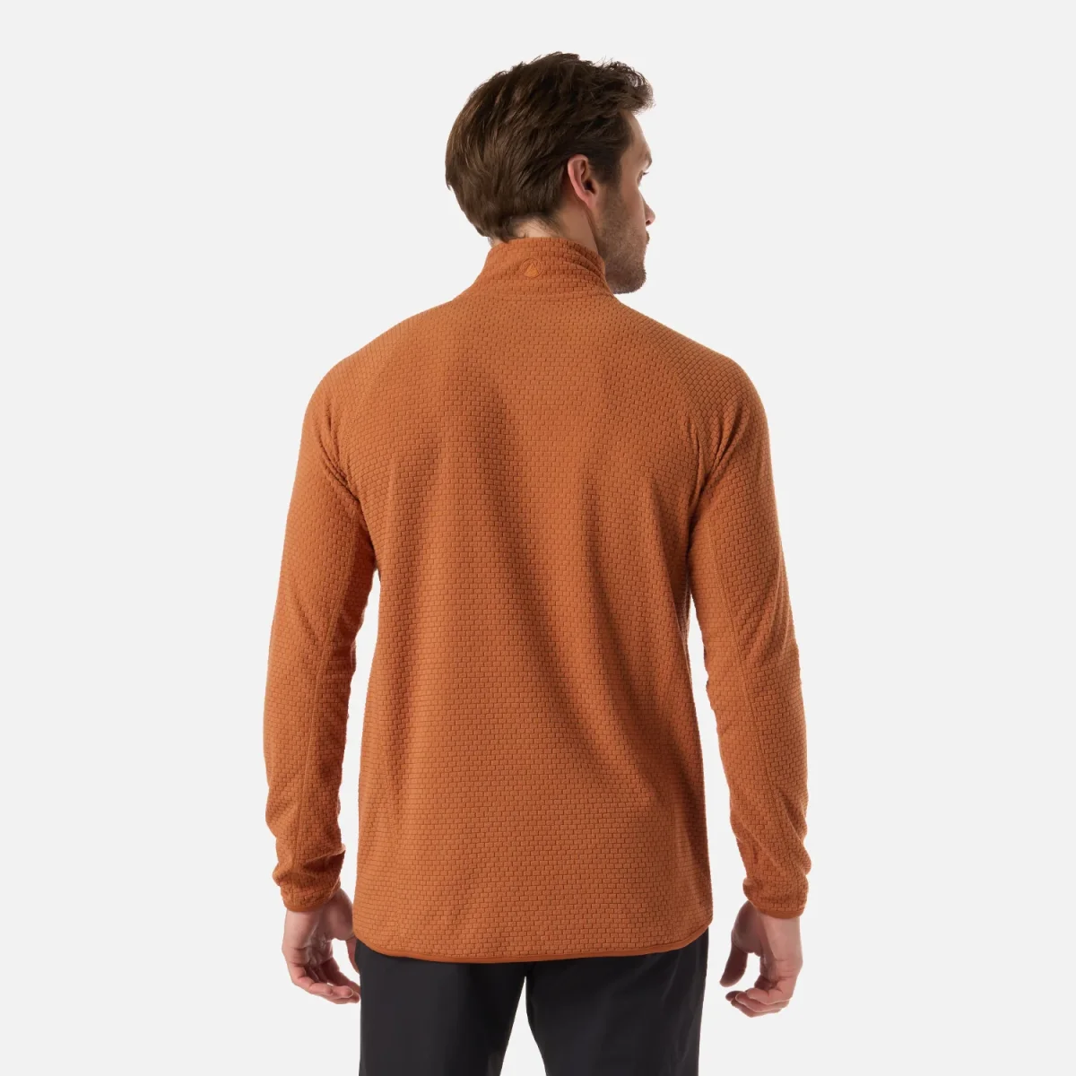 Polerón Hombre Jacaranda Nano-F 1/4 Zip Terracota Lippi - Imagen 4