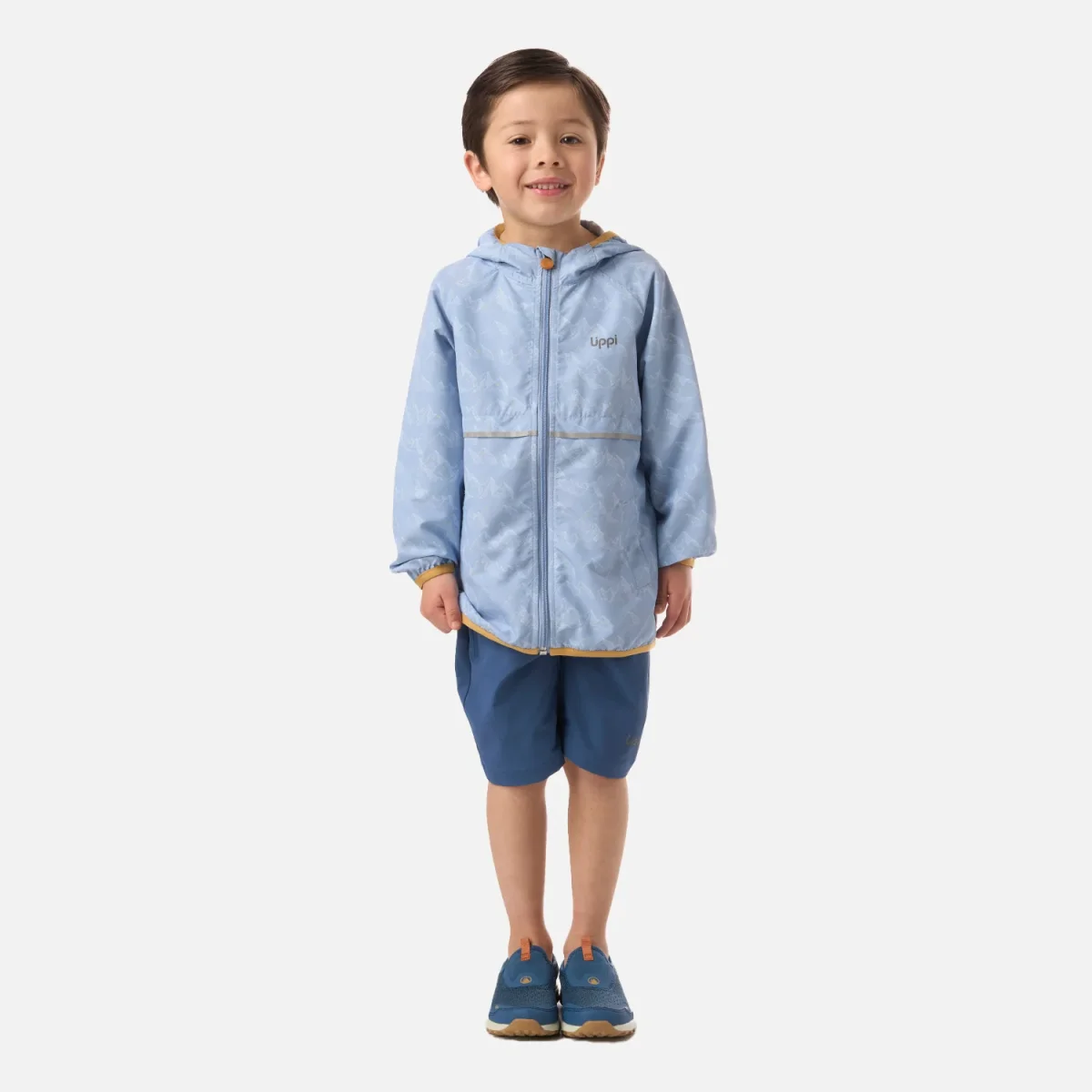 Chaqueta Niño Nightfall Windbreaker Hoody Jacket Print Celeste Lippi - Imagen 7