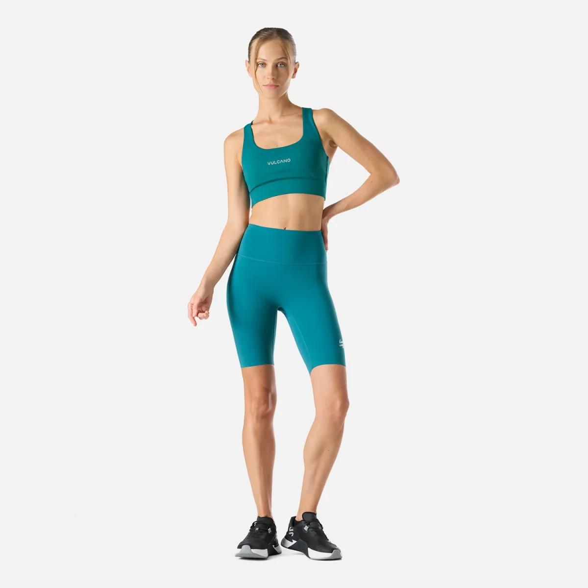 Calza Mujer Tempo Biker Super High Rise Leggins Petroleo Vulcano - Imagen 8