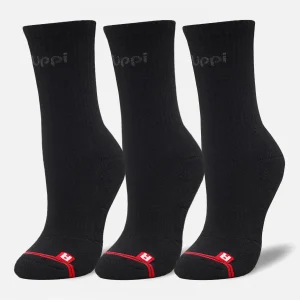 Calcetín Unisex Logo Lippi Pack Mid Negro Lippi