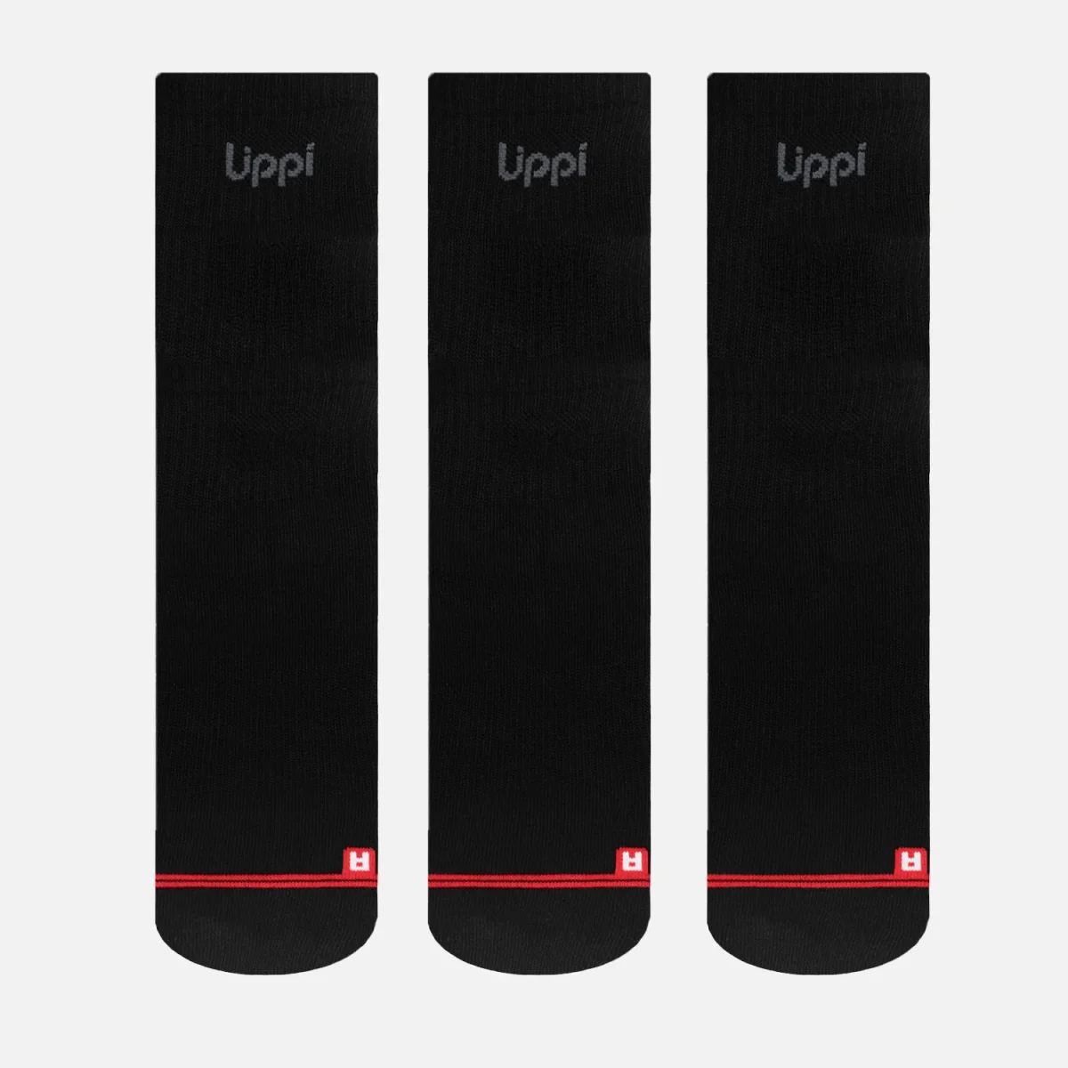 Calcetines Logo Lippi Pack Mid Negro Lippi - Imagen 3