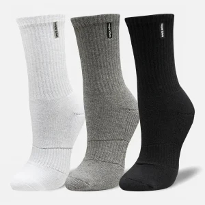 Calcetines Las Tres Puntas Pack Medio Negro Gris Blanco Haka Honu